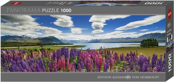 Panoramatické puzzle 1000 dielikov – jazero Tekapo