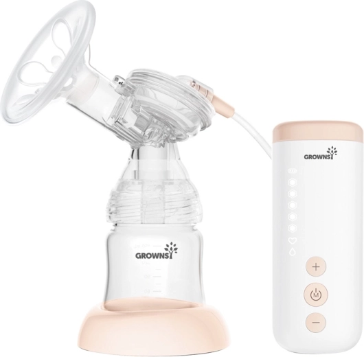 Elektrická odsávačka materského mlieka Grownsy ružová