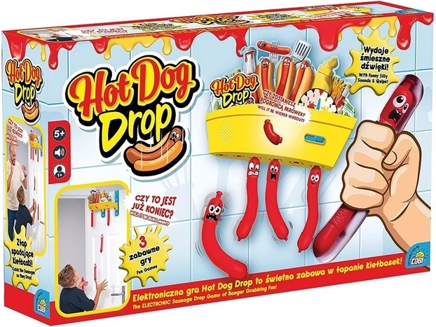 COBI Hot Dog Drop – postrehová hra s padajúcimi klobáskami