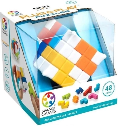 SmartGames plug & play puzzler – kompaktná logická kocka