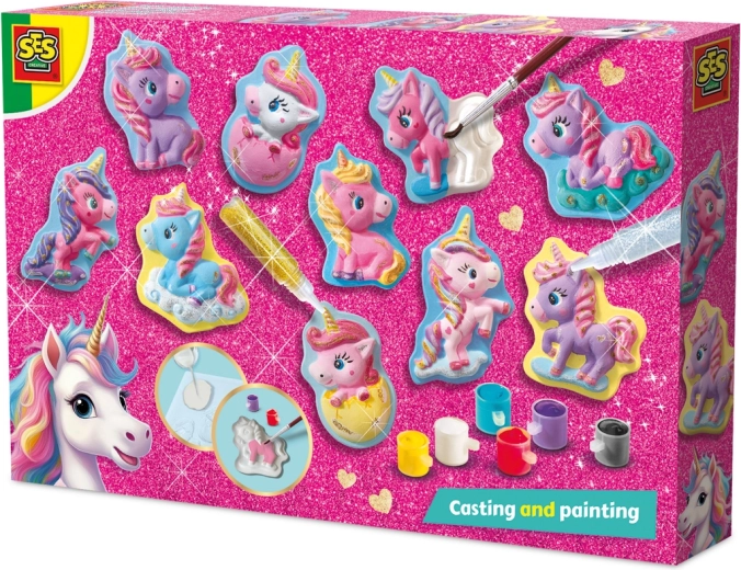 Sada na odlievanie a maľovanie – mláďatá jednorožcov