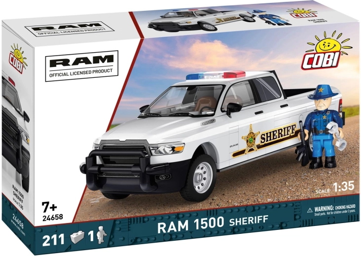 Cobi RAM 1500 sheriff stavebnica 1:35 (211 dielov) - 1 kus