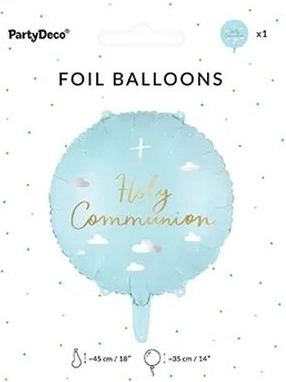 Fóliový balónik Holy Communion 45 cm mix