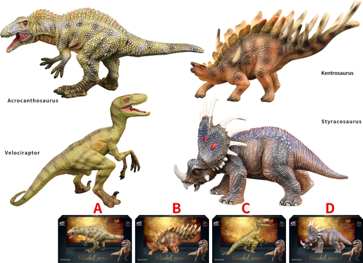 Dinosaurí svet – sada figúrok dinosaurov (4 druhy)