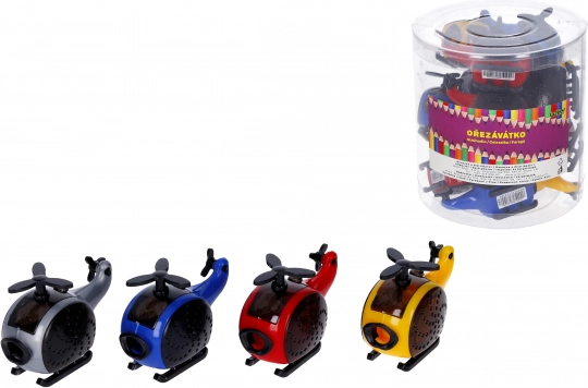 Strúhadlo s nádobkou v tvare helikoptéry