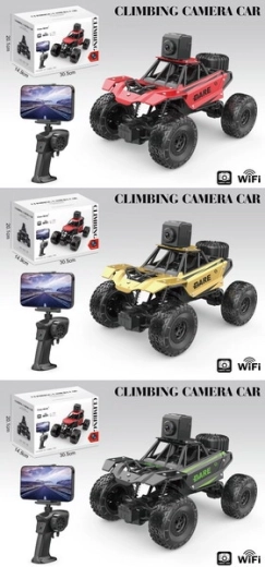 Terénny RC crawler CLIMB s WiFi kamerou čierny
