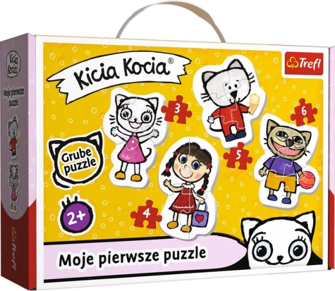 Moje prvé puzzle KICIA KOCIA TREFL Baby 2+