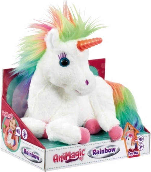 Interaktívny maskot Animagic Rainbow My Glowing Unicorn