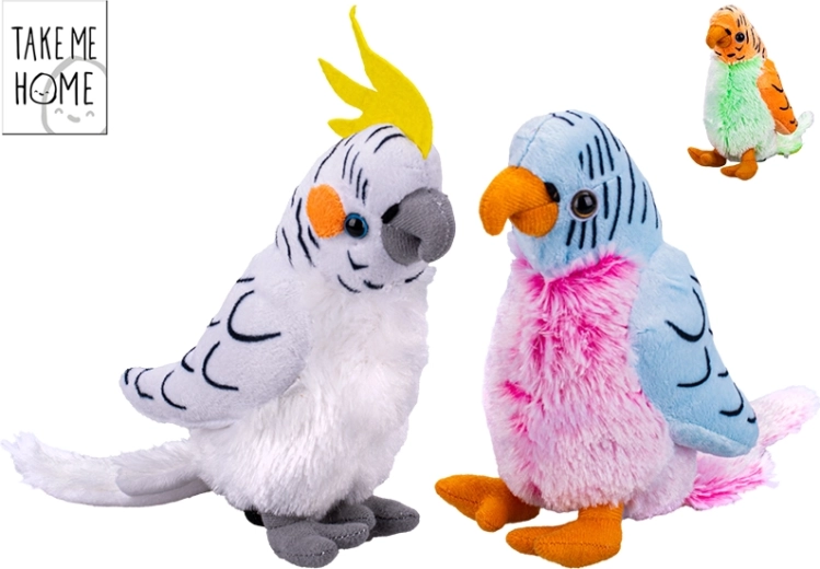 Plyšový papagáj Take Me Home 20 cm