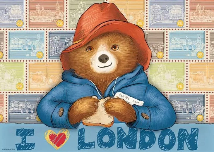 Ravensburger puzzle Medvedík Paddington 1000 dielikov