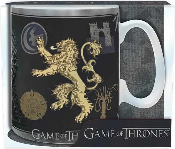 Game of Thrones jumbo hrnček „Logos and Throne“