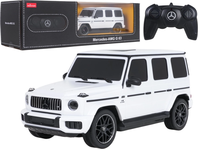 Diaľkovo ovládané auto Mercedes-AMG G 63 RASTAR 1:24 biele