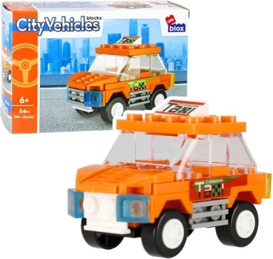 Stavebnica Alleblox City taxi - 1 kus