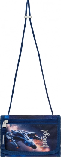 Peňaženka na krk s motívom vesmírnej lode BAAGL