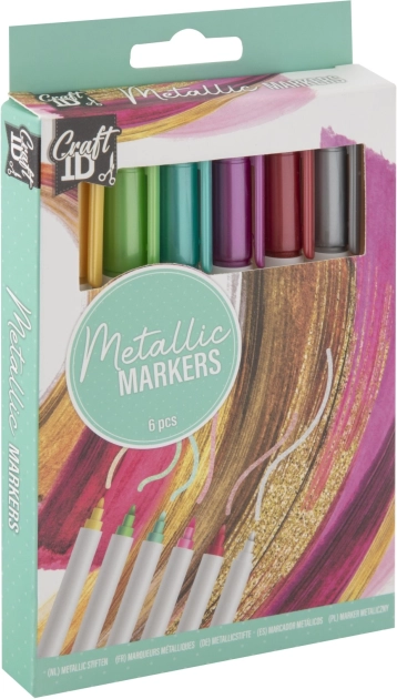 Metalické fixky 6 ks