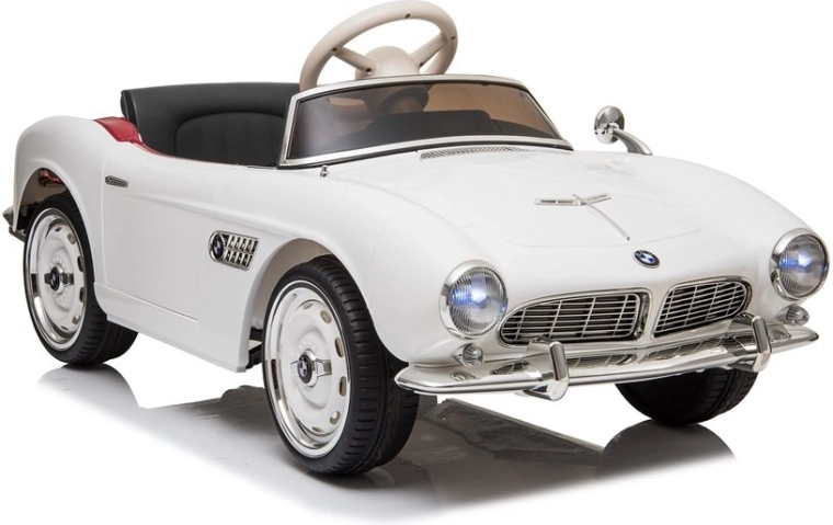 Elektrické autíčko BMW Retro – biele