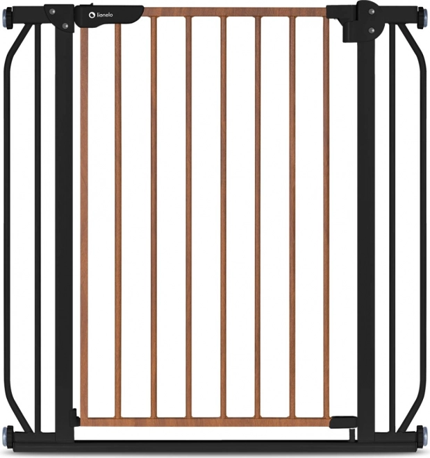 Detská bezpečnostná zábrana LIONELO Truus Slim Black Carbon Natural