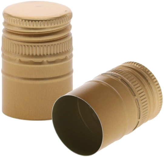 Hliníkové skrutkovacie viečko 30×44 mm pre fľaše 0,7 l