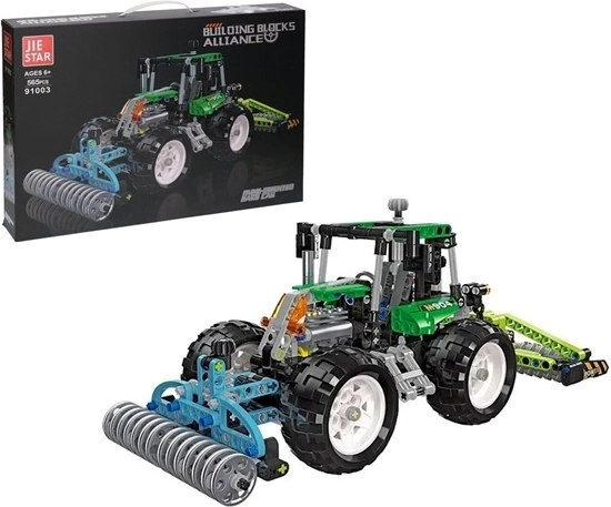 Stavebnica JIE STAR traktor, 565 dielikov