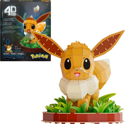 Spin Master 4D Build Pokémon Eevee 3D puzzle model na zostavenie