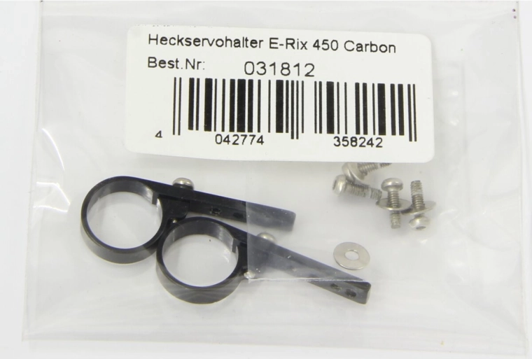 Zadný držiak serva pre E-Rix 450 Carbon JAMARA