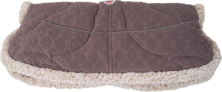 Lodger warmer folklore fleece mauve – návlek na rukoväť kočíka