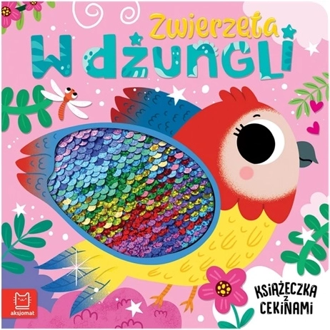 Zvieratká v džungli – knižka s flitrami