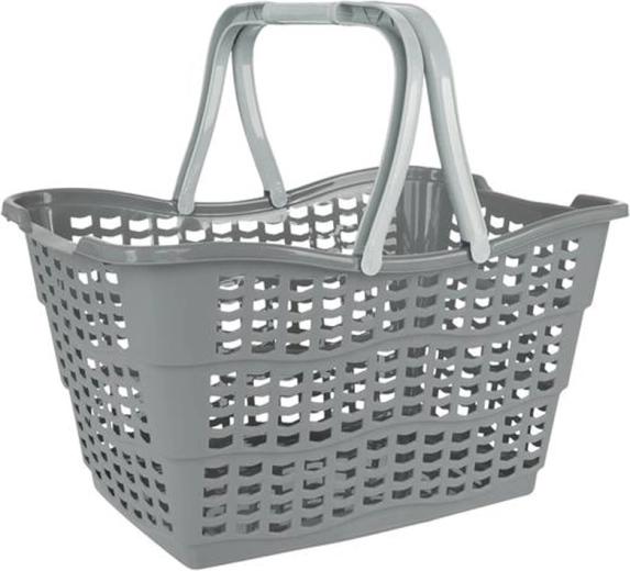 Nákupný košík 15 l, severská sivá