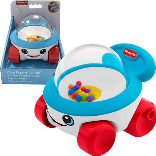 Fisher-Price pojazdné auto s poskakujúcimi guličkami pre bábätká