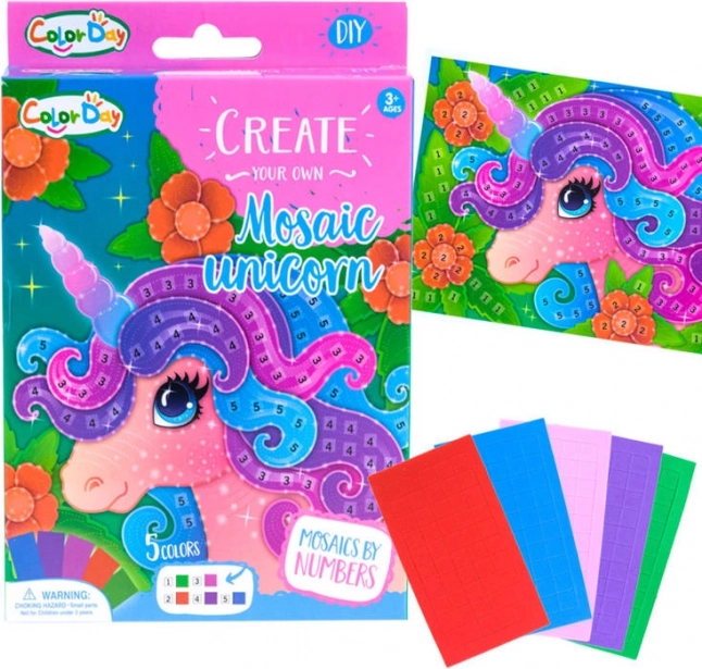 Kreatívna penová mozaika – samolepiaci výtvarný set – Mozaika