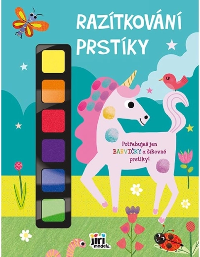 Pečiatkovanie prstami Jednorožec