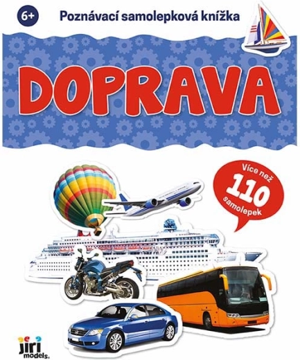 Poznávacia samolepková knižka Doprava