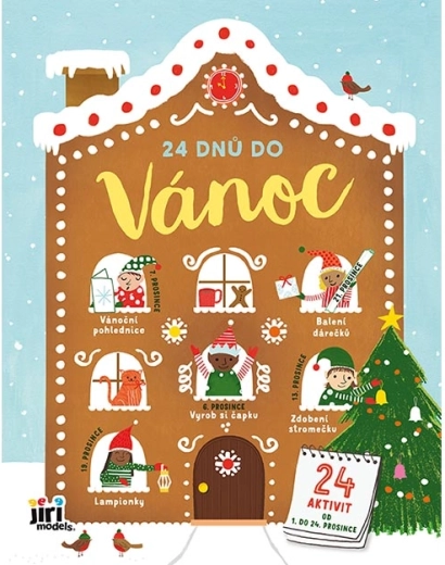 Adventný zošit s vianočnými aktivitami na 24 dní