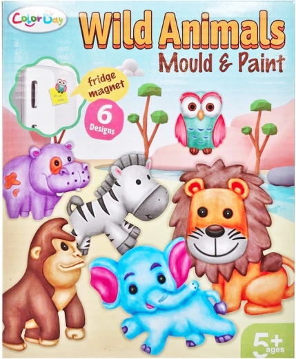 Sadrové odliatky s magnetom – zvieratká