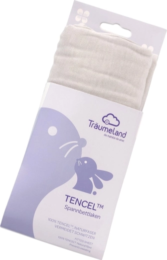 Träumeland napínacie prestieradlo Tencel uni svetlosivé