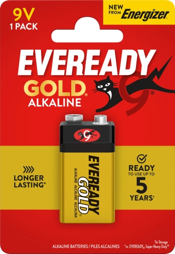 Energizer Eveready Gold 9V alkalická batéria