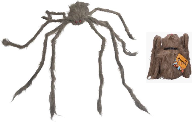 Halloweenska dekorácia pavúk 150 cm