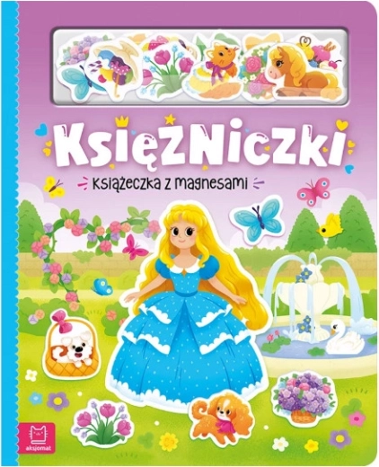 Princezné – magnetická knižka pre deti