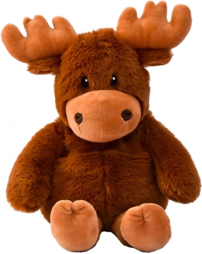 Plyšový hrejivý sob do mikrovlnky s vôňou levandule