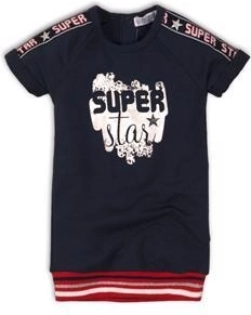 Dievčenské šaty Dirkje sporty superstar navy