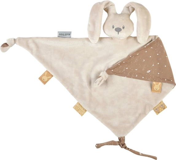 Nattou maznáčik Lapidou Glow pieskový 65 × 40 cm