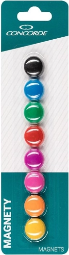 Farebné magnety CONCORDE 20 mm, 8 ks