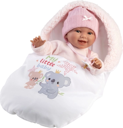 Llorens realistická bábika bábätko NEW BORN so zvukmi 38 cm