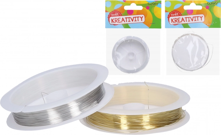 Drôtik na koráliky 0,3 mm – 14 m