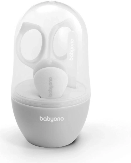 BabyOno sada manikúra pre deti – sivá