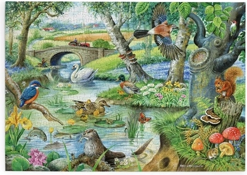 House of Puzzles Puzzle Príbehy od rieky s 500 veľkými dielikmi