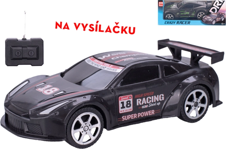 R/C závodné auto 18 cm s diaľkovým ovládaním 27 MHz
