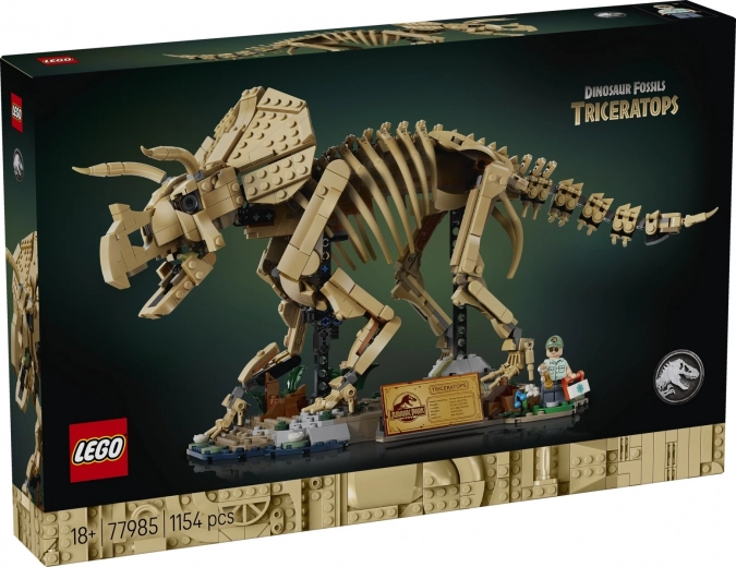 LEGO Jurassic World dinosauří fosílie: triceratops