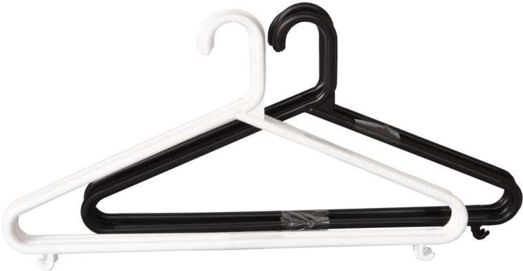 Pánske plastové vešiaky – mix farieb (5 ks)