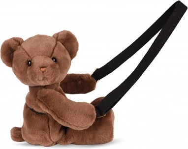 Doudou plyšová taška cez rameno medvedík hnedý 30 cm